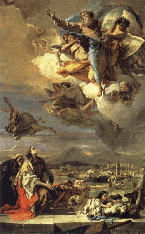 Hl. Thekla erlost Este of the plague, Giambattista Tiepolo